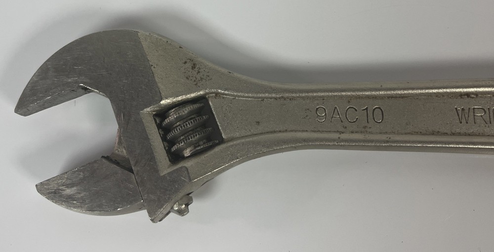 Wright 9AC10 Adjustable Wrench 10"