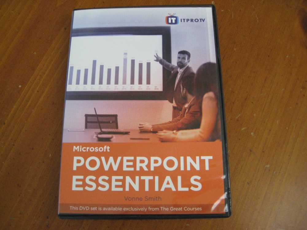 Great Courses Microsoft Powerpoint Essentials 2017 Pre-owned Free Ship