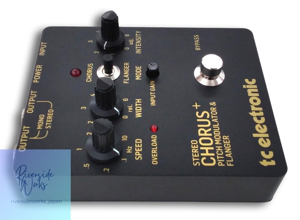 TC Electronic SCF Gold Effects Pedal Chorus Flanger JP