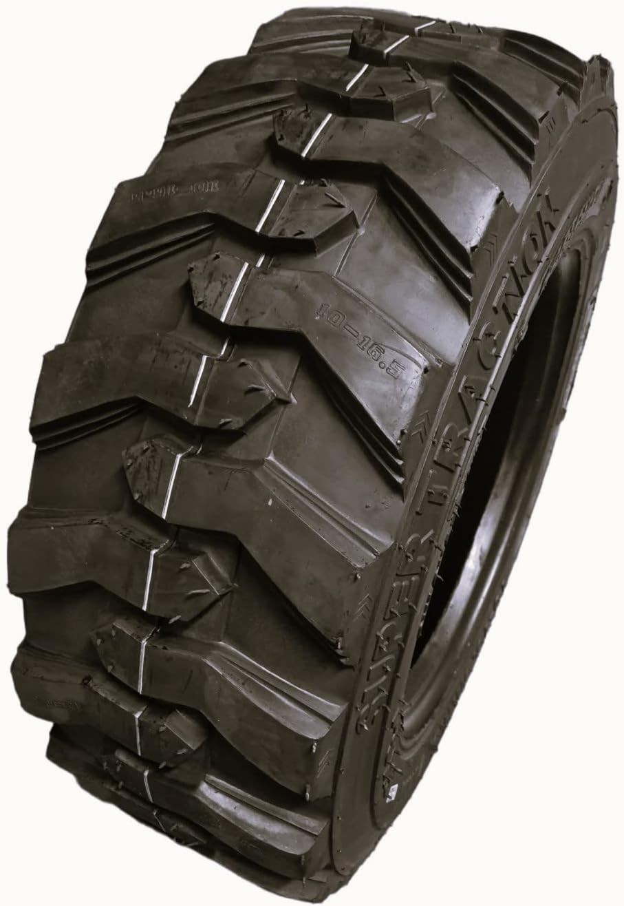 4 12x16.5/12-16.5 14PR Skid Steer Tire HAFLINGER TRAC-KING Heavy Duty TL 12165