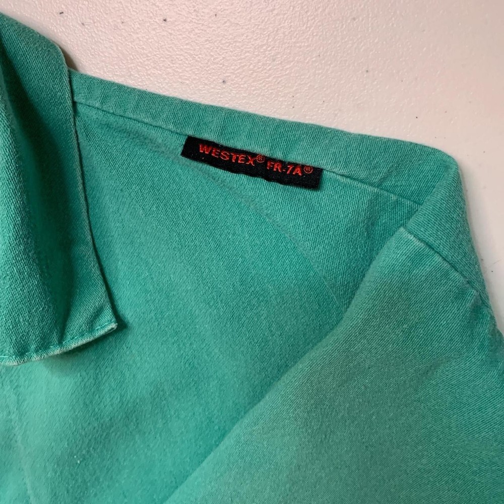 Westex FR-TA Teal Flame Resistant Jacket Well Used