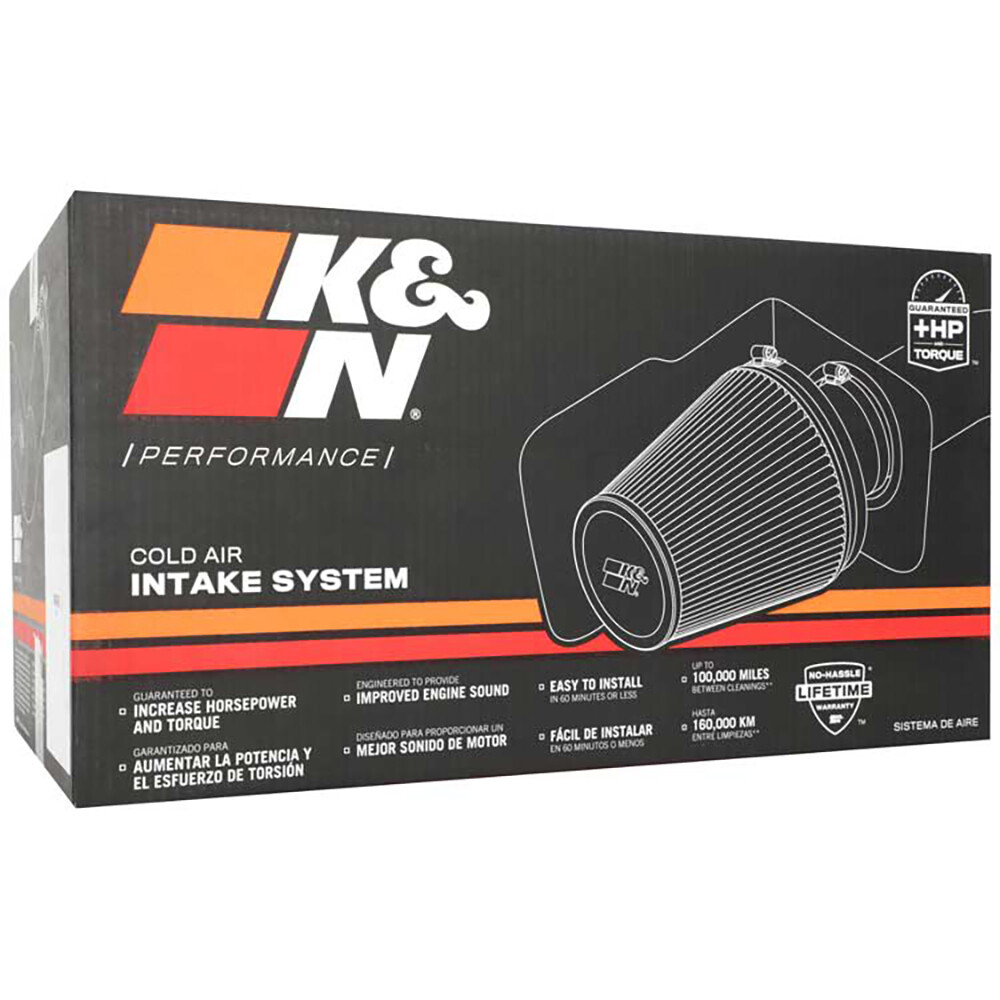K&N 69-1510TC Performance Cold Air Intake Kit System for 22-23 Honda Civic 2.0L