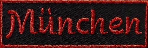 Munich patch embroidered patch biker company various colors (502)