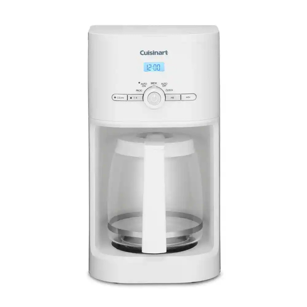 Cuisinart 12-Cup Programmable Coffeemaker, Black - 12 Cup - White
