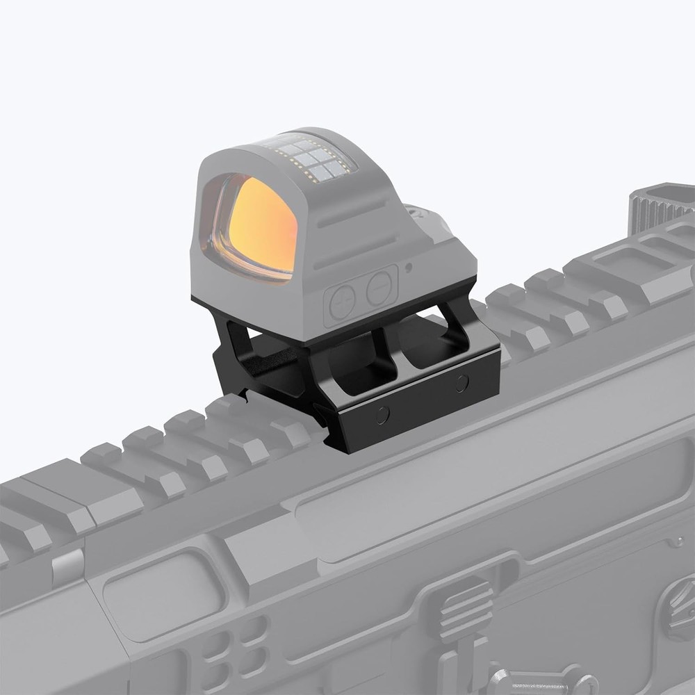 Red Dot Riser Mount 0.75" Picatinny Rail Riser Compatible with RMR Footprint ...