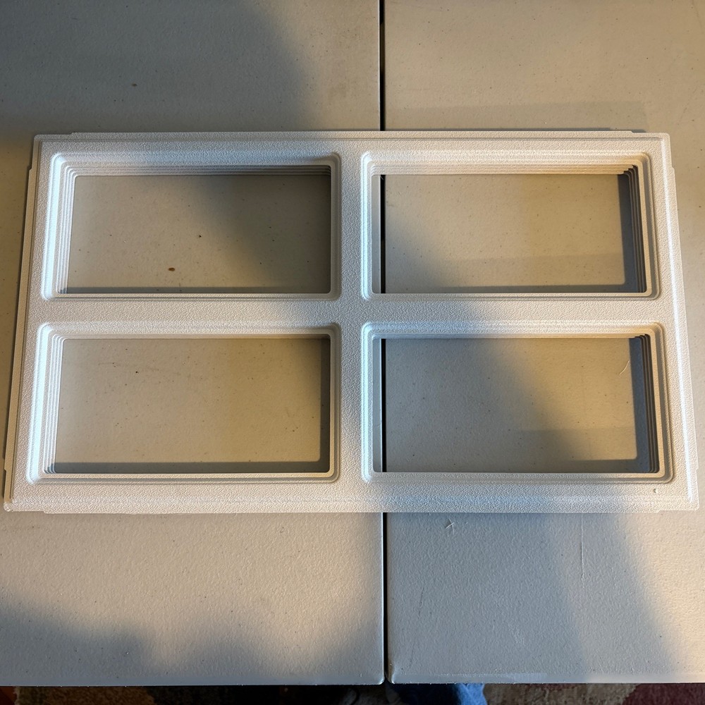 Replacement Garage Door Window Inserts -  White