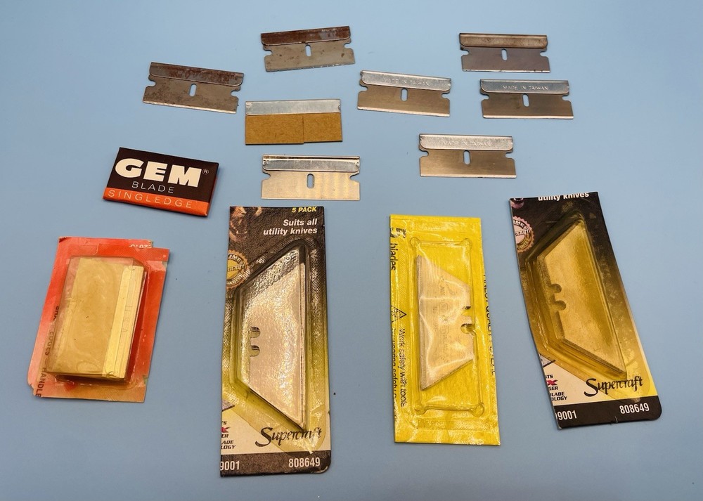 Range Of Craft / Modelling Blades - Inc Supercraft Utility, Gem Singledge