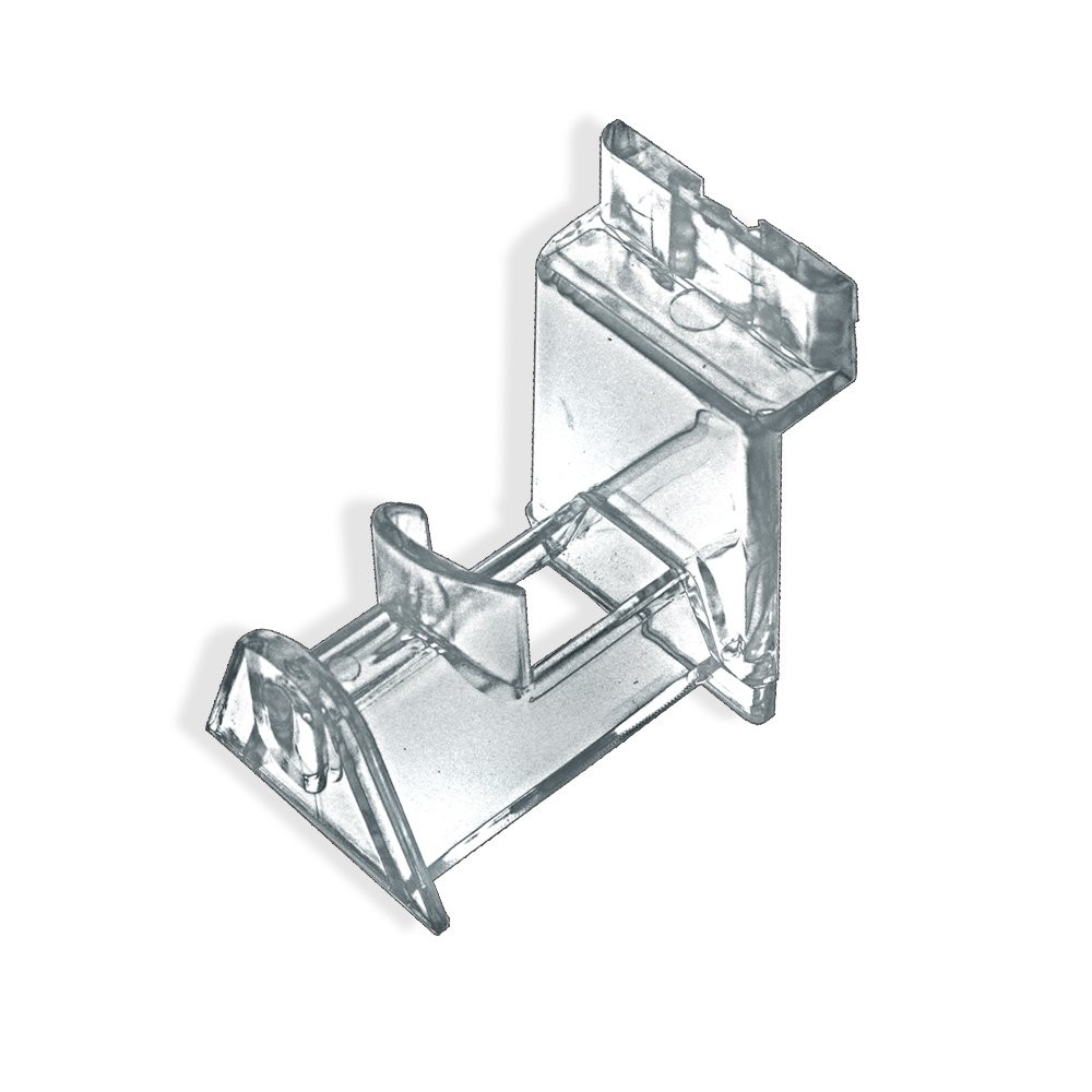 550010 Slatwall Interlocking Eyeglass Holder, 25 Count Clear