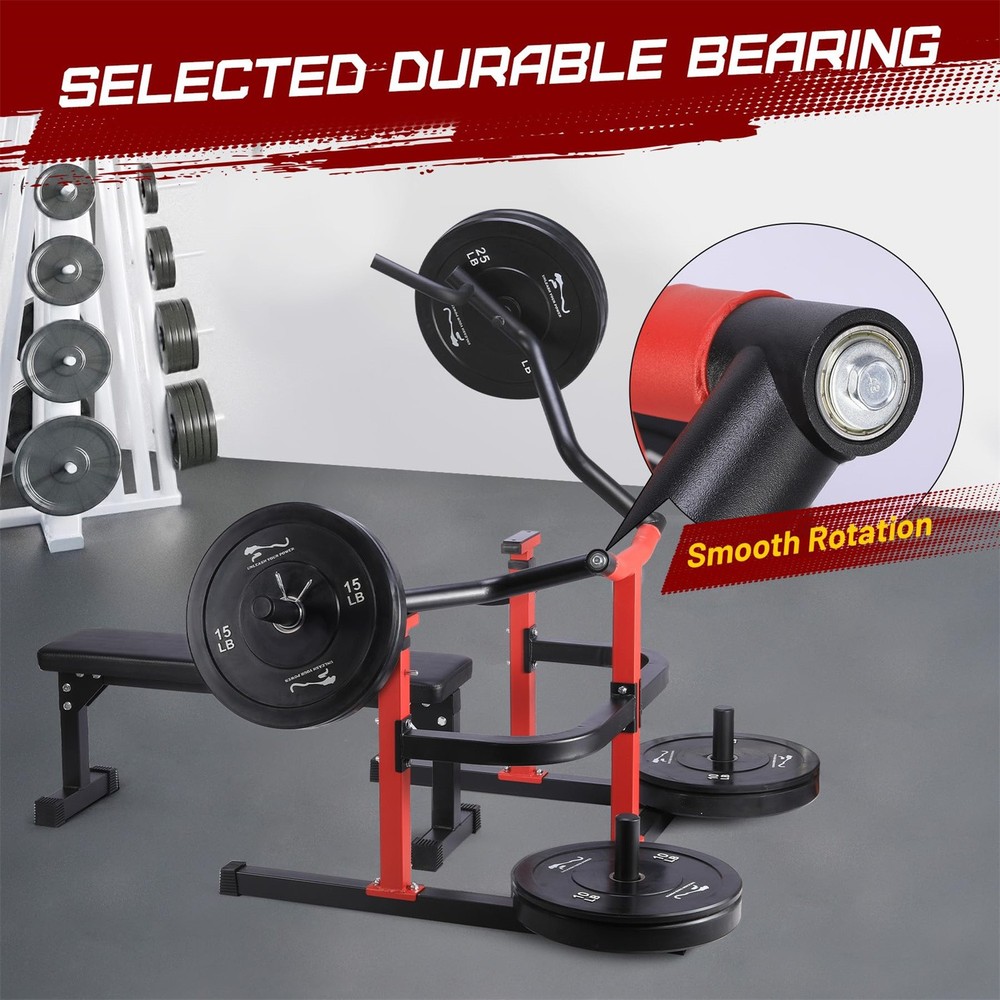 😸✔️450 Pound Chest Press Machine Weight Bench Press Machine Adjustable Flat Inc