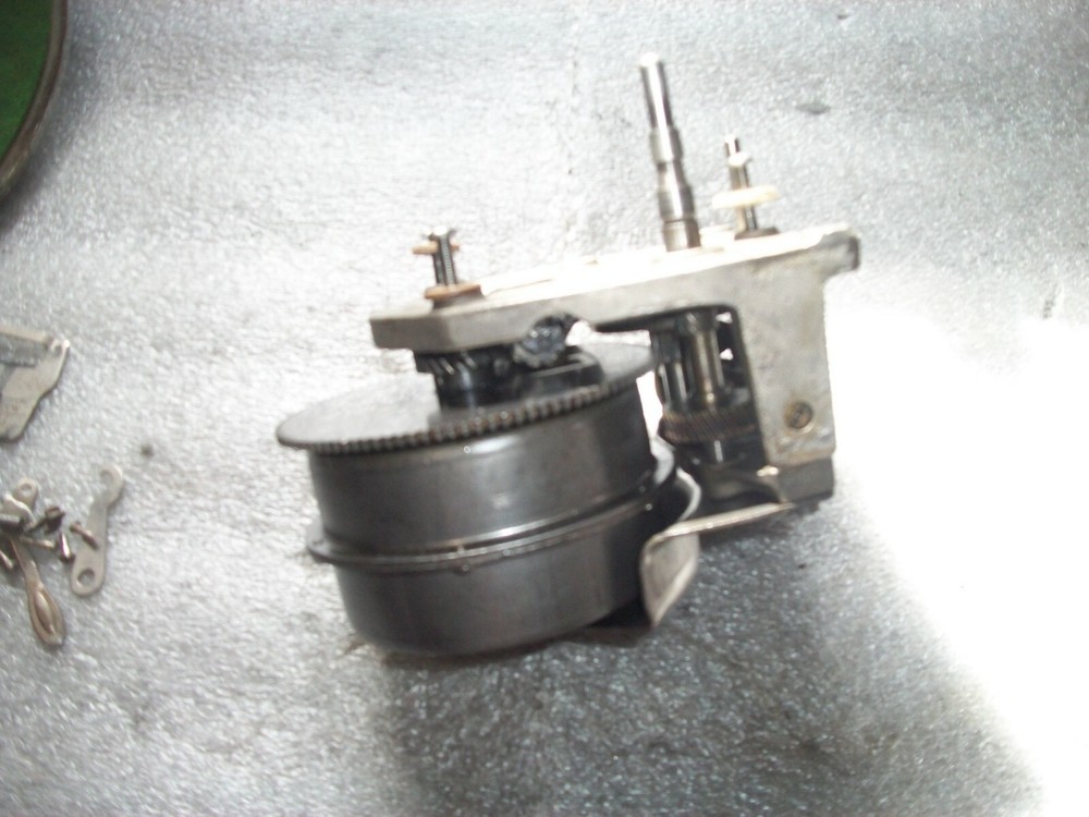 PHONOGRAPH MOTOR AND 12" PLATTER***MOTOR REBUILT***