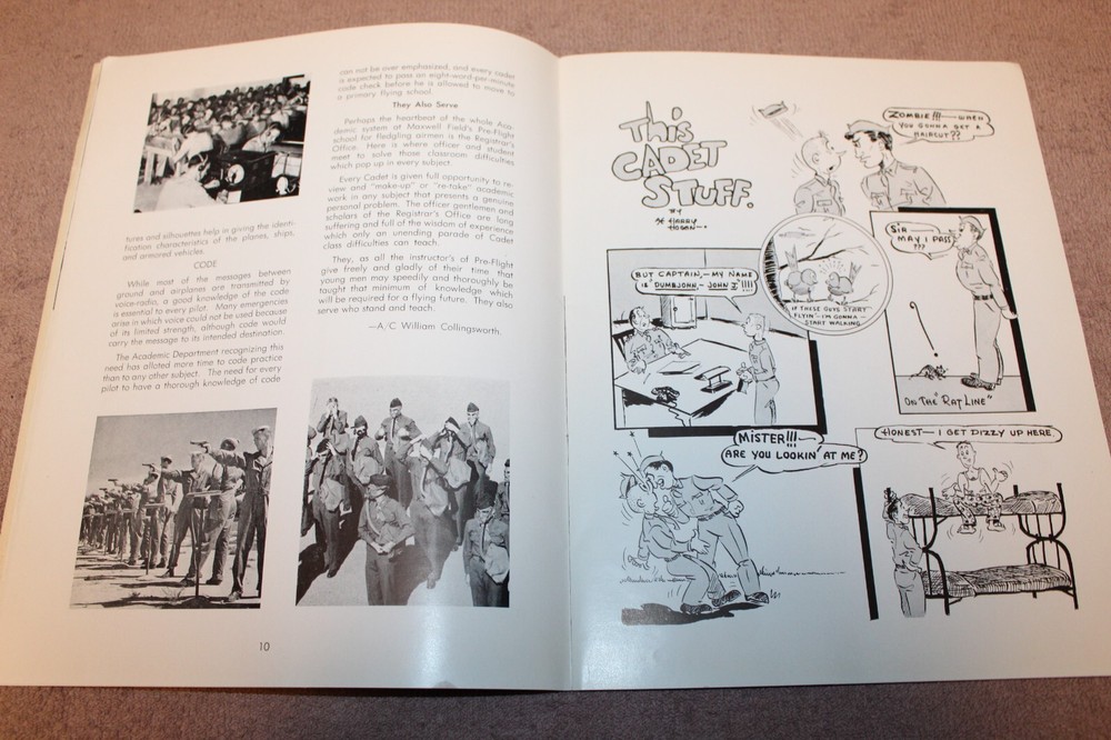 Original WW2 U.S. Army Air Forces "Preflight" Aviation Cadets April 1943 Booklet