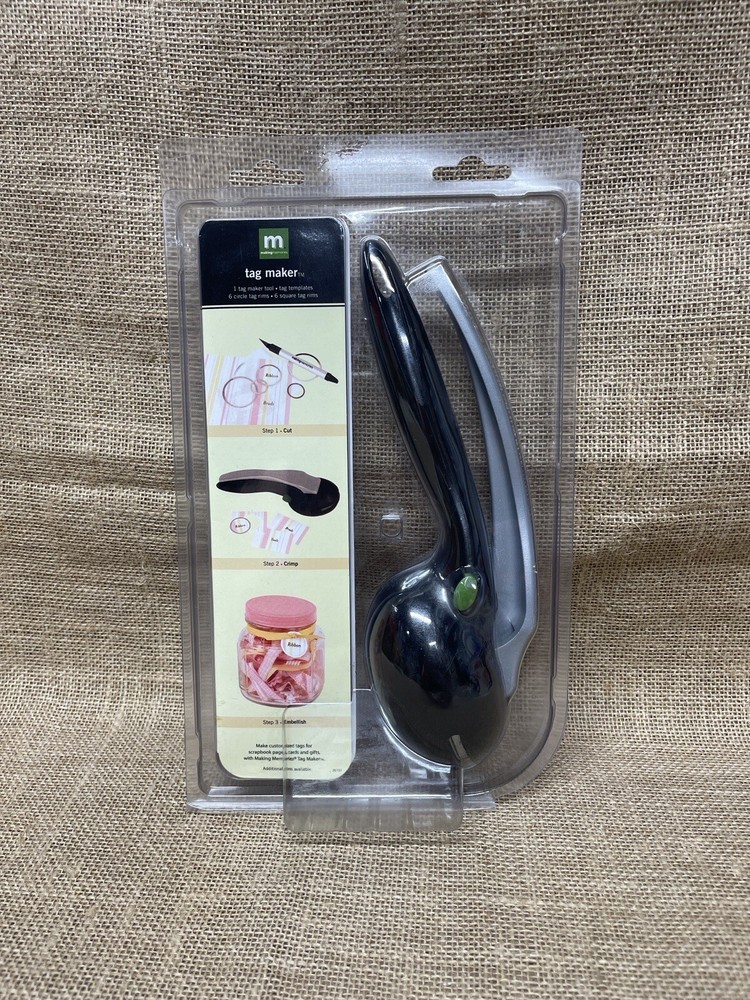 Making Memories Tag Maker Tool - New!