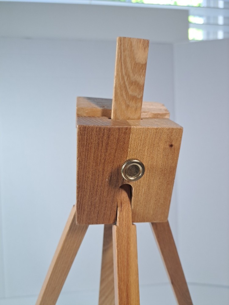 Compact Wooden Display Easel for Art