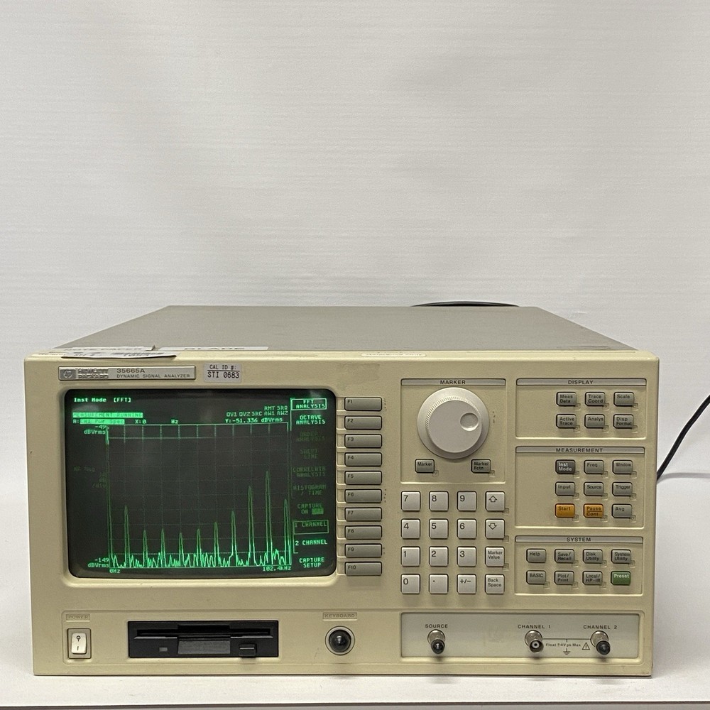 HP 35665A Dynamic Signal Analyzer Pre Owned. Read RS18