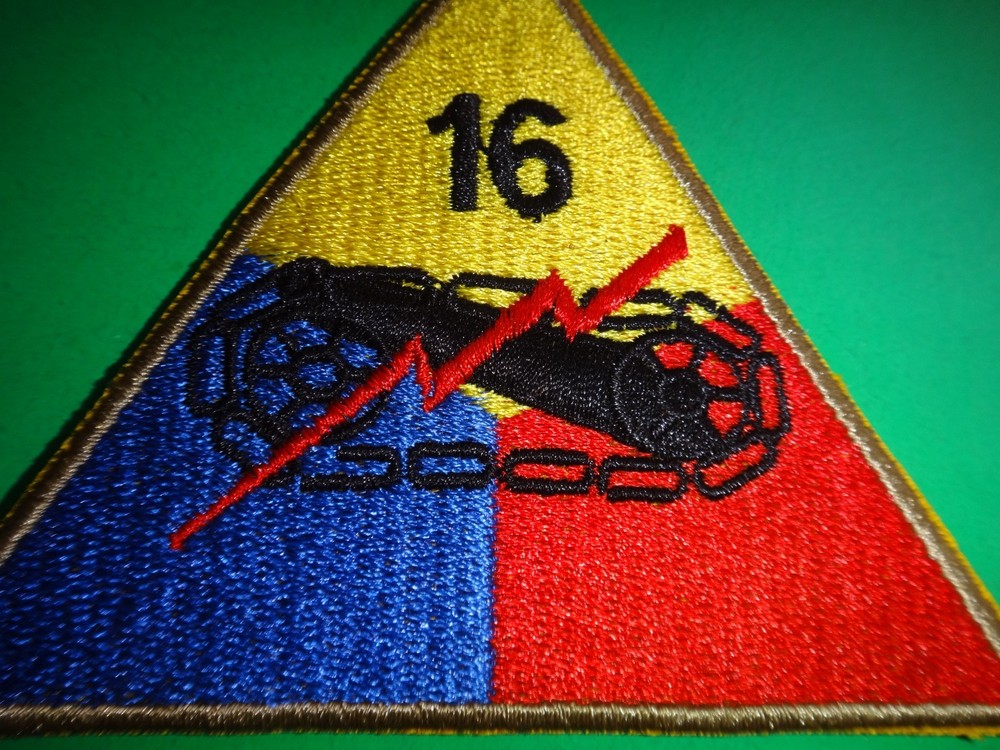 US Army 16th ARMORED Division Patch