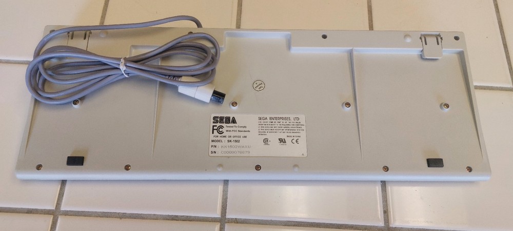 Sega Dreamcast Keyboard Controller Console System