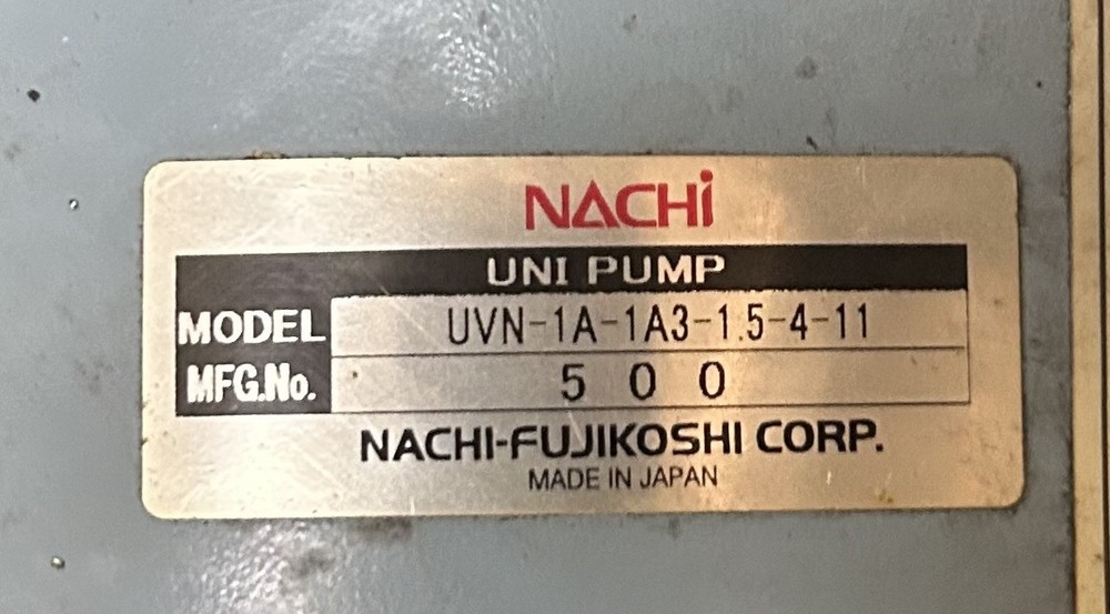 Nachi NSP-10-15V1A3-12 Compact Variable Pump Unit w/ 1.5kW, 3-Phase Induction Mo