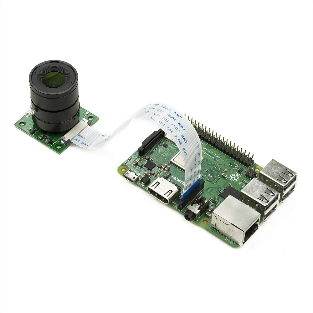 Raspberry Pi 5 Camera Module Interchangeable CS Mount Lens 5MP OV5647 1080P
