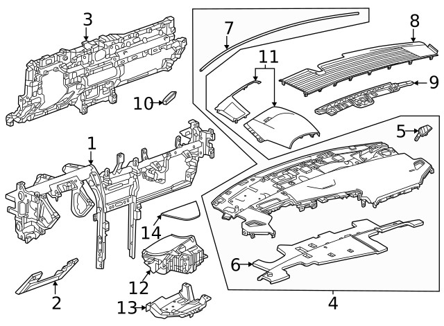 Genuine GM Bracket 85646256
