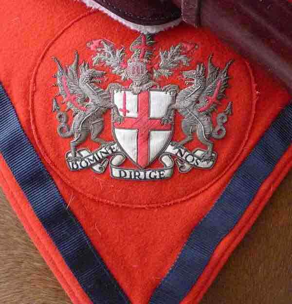 Custom Bespoke Blanket Saddle Shabraque Cavalry Equestrian Patch Monogram Cypher