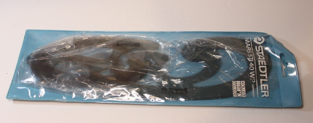 Staedtler MAR 57140WP Germany 3-Curve Pack Drafting Templates