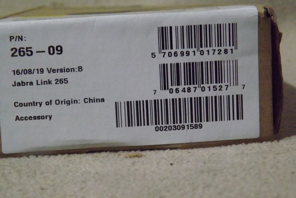 Jabra LINK 265 USB/QD Training Cable 26509