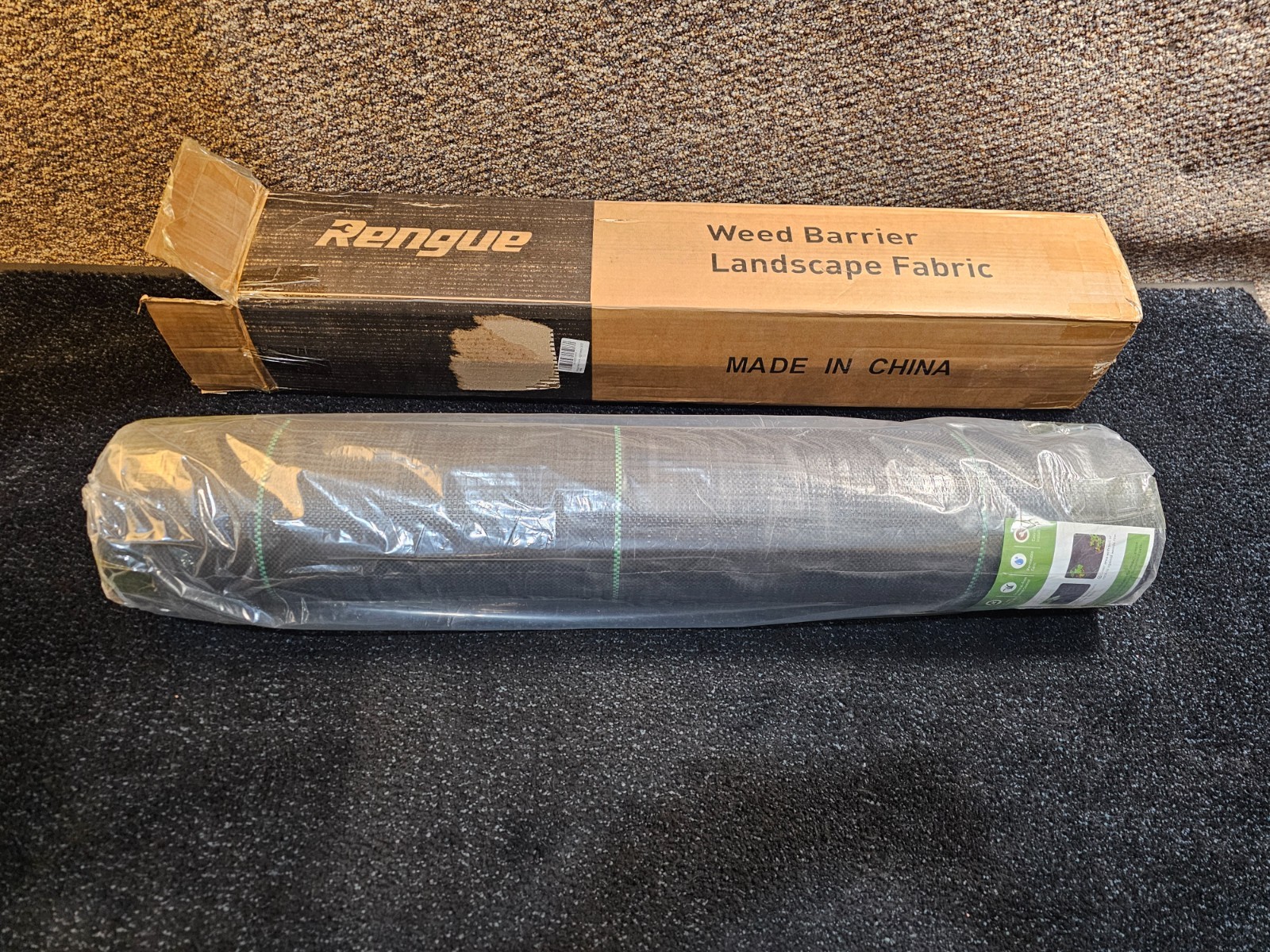 Rengue RG-CCH01 6x300FT Weed Barrier Landscape Fabric Blocker Garden Cover 2.4OZ