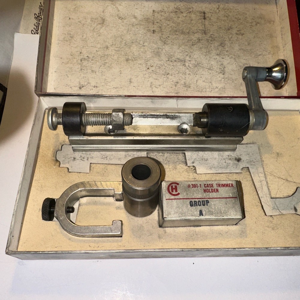 VTG. C-H Case Trimmer Reloading Equipment