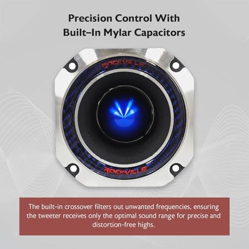 RT4 Titanium Compression Horn Tweeter, 2", 120W, 8 Ohms, CEA Compliant, Single