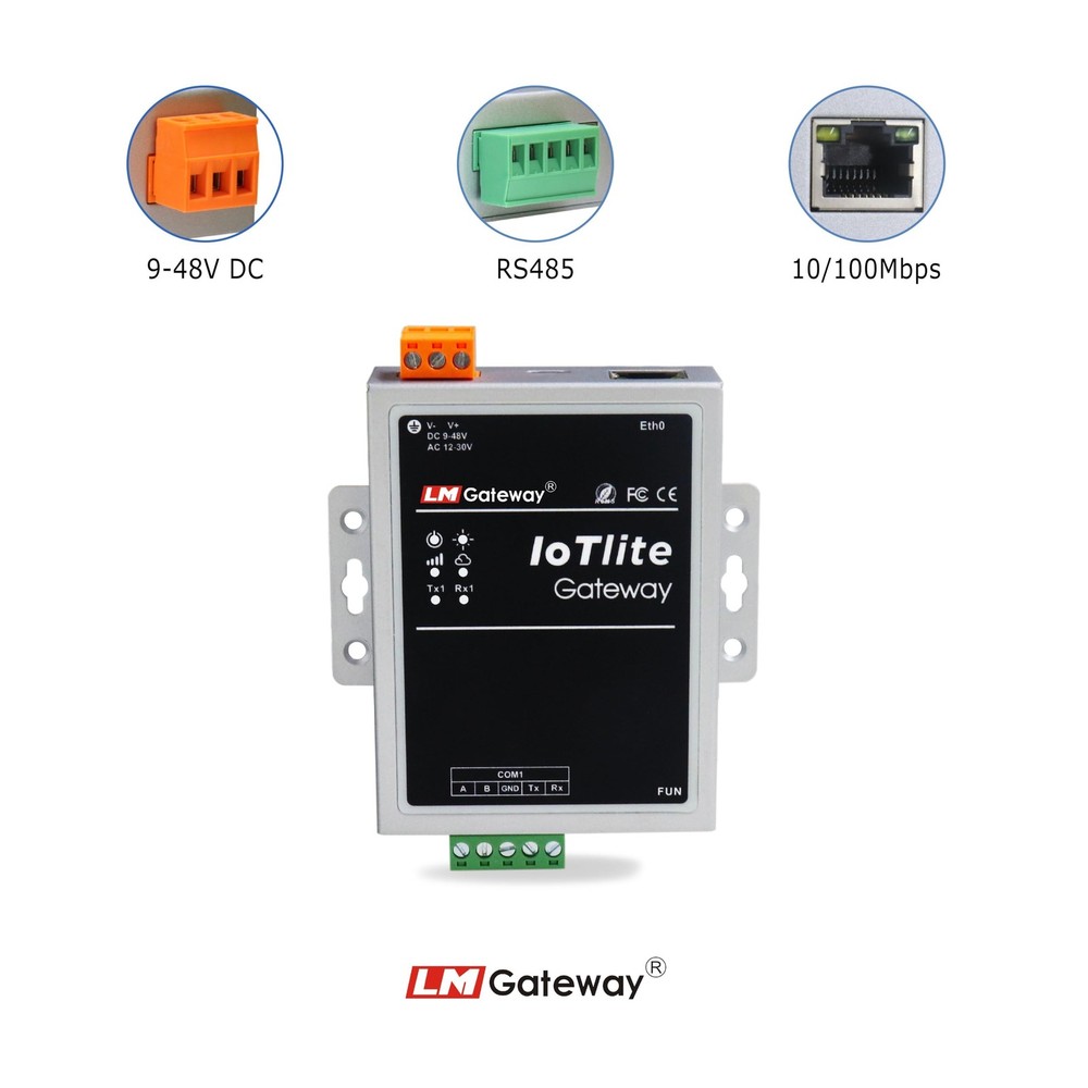 LM Gateway 101- IoTLite 、IoT Data to The Cloud，Support for Modbus, BACnet, OP...