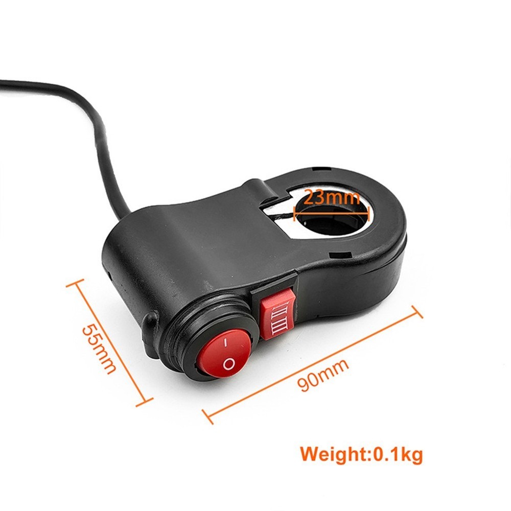 Electric vehicle speed controller + three speed + switch line length 2 meters