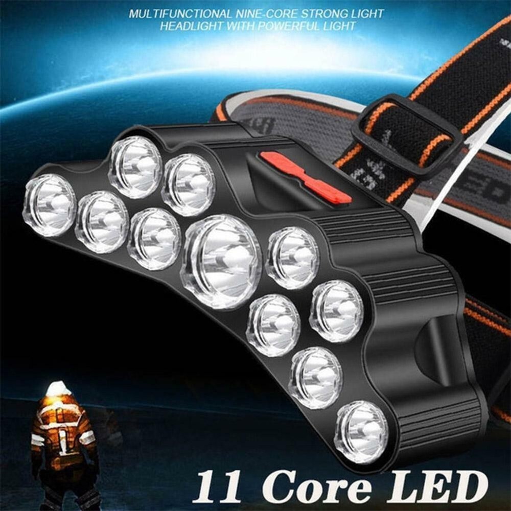 Super Bright LED Headlamp Rechargeable Headlight Head Torch Work Lamp Flashlight