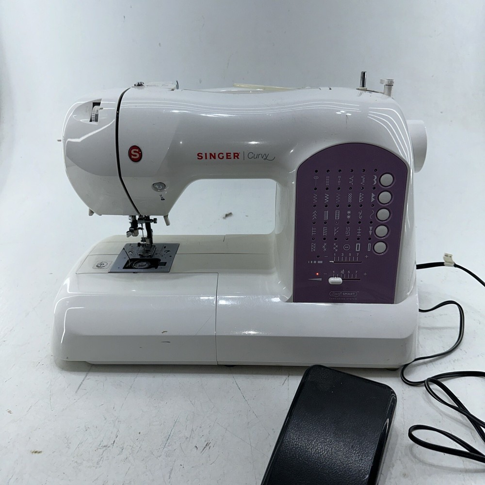 Singer 8763 Curvy Electronic Sewing Machine Read Description