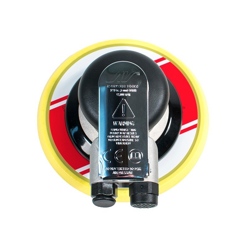 AirVANTAGE 6" Random Orbital 3/32" Orbit Palm Sander with Hook & Loop Pad