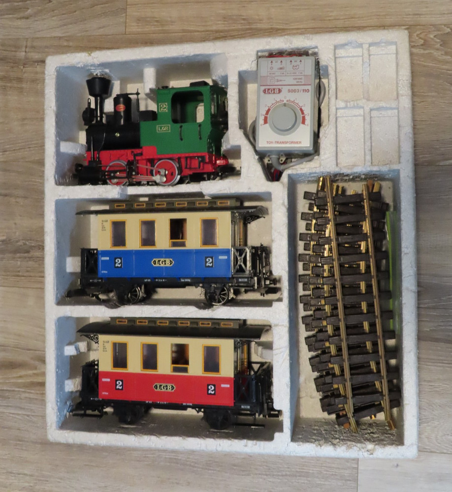 LGB Big Train Starter Set G-Scale 20301 (US) used, tested, working