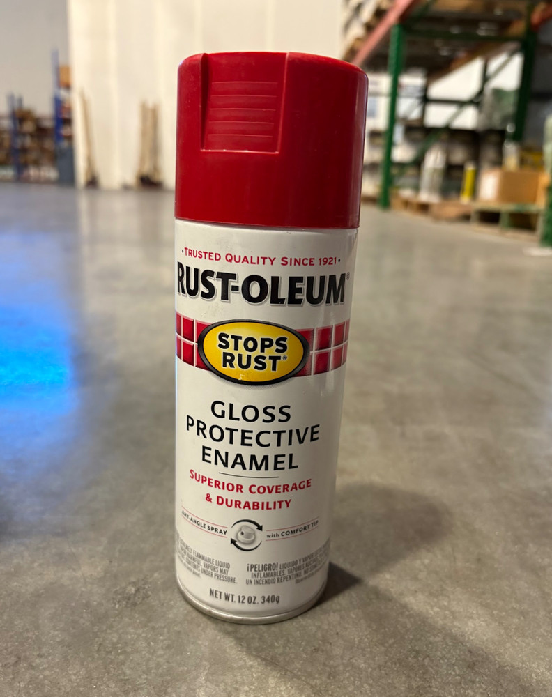 Rust-Oleum Stops Rust Gloss Protective Enamel Spray Paint – Red (12 oz)