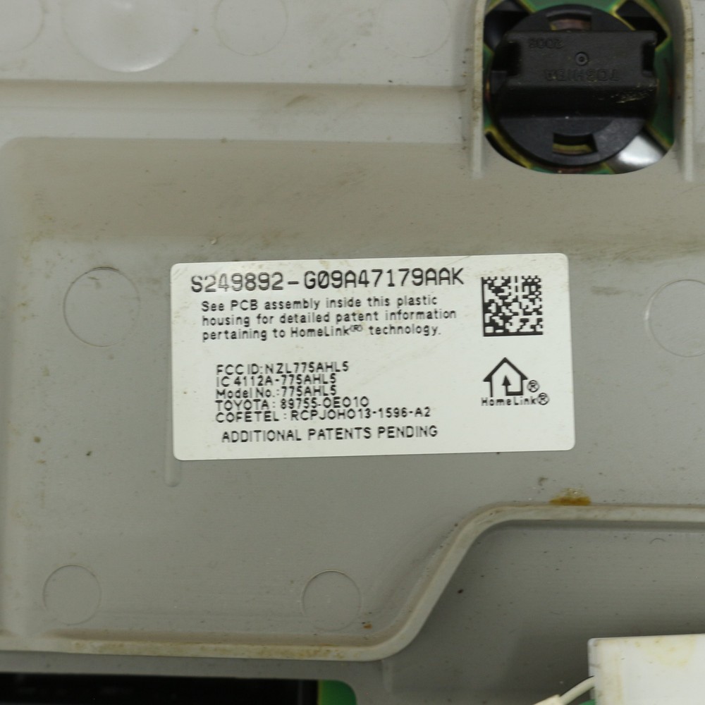 Toyota 4Runner 2014-2019 OEM Overhead Console Map Lamp Dome Control Panel Switch