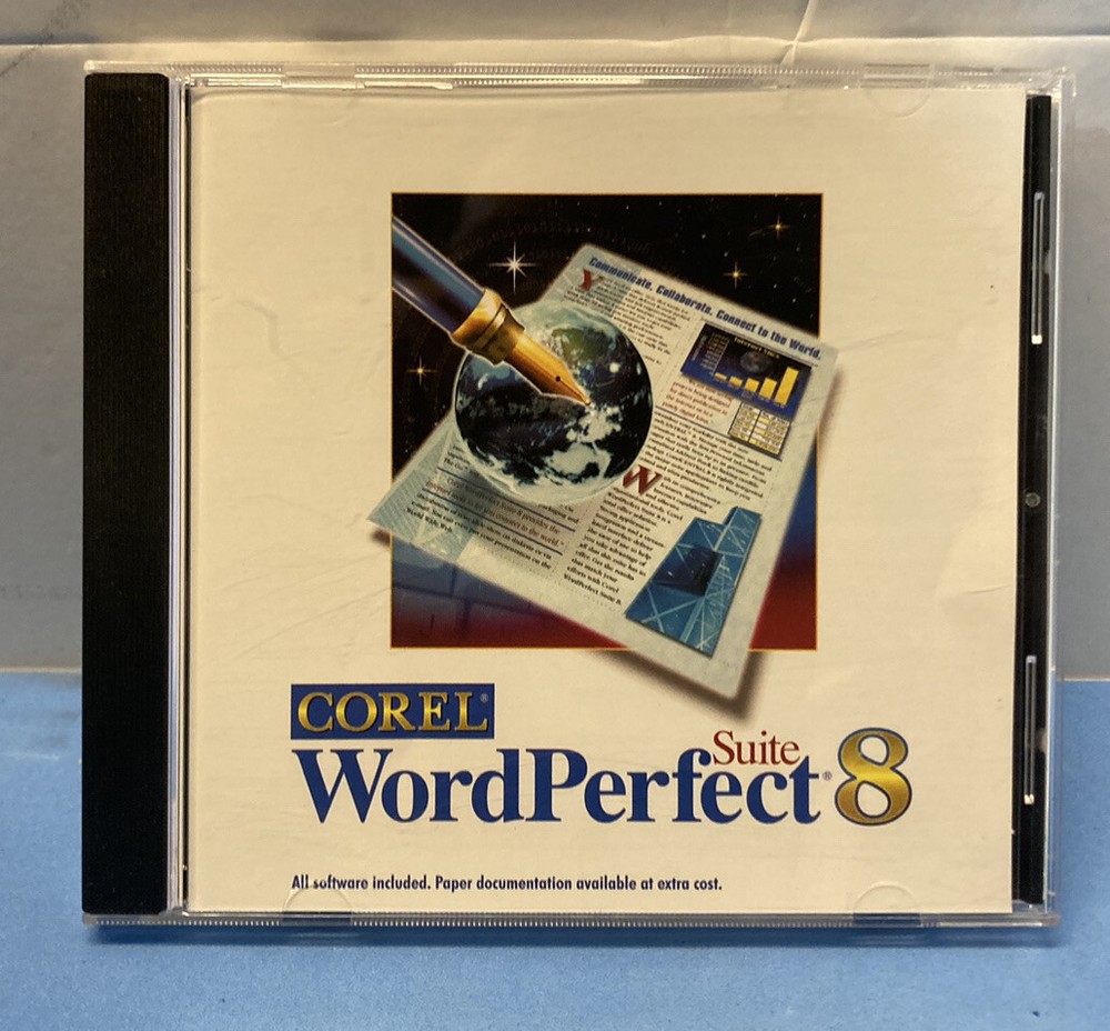 Corel WordPerfect Suite 8.0 Installation CD Only