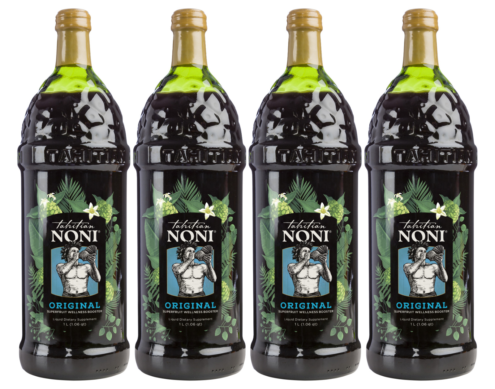 Tahitian Noni Juice by Morinda Inc. (4 bottle case) *NEW LOOK!* SALE PRICE!