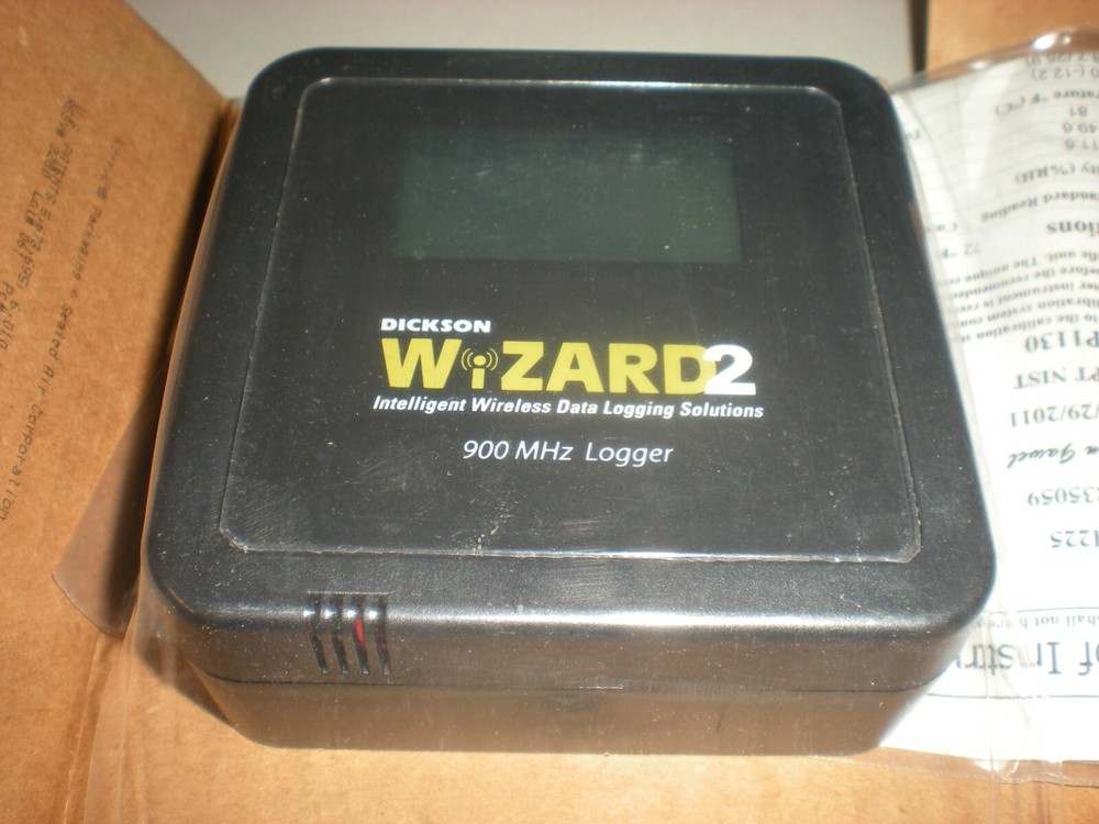 Dickson WH225 Wizard 2 Wireless Temperature & Humidity Data Logger - NIB