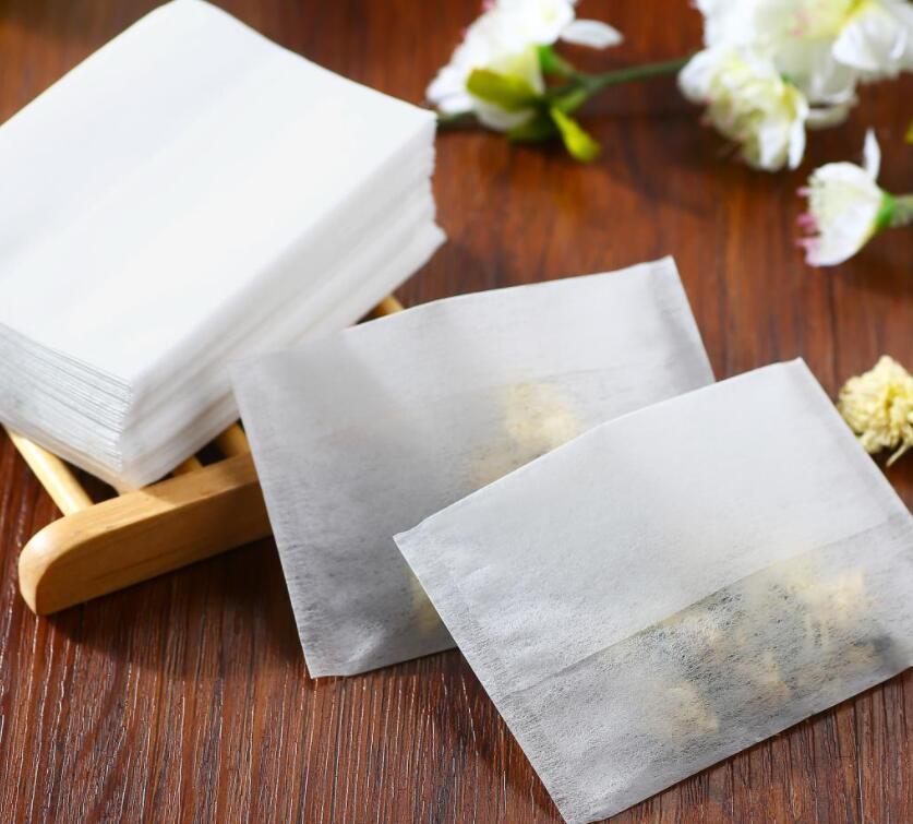 US 100-400 pcs Disposable Filter Drawstring Flip Empty Teabag Herb Loose Tea Bag