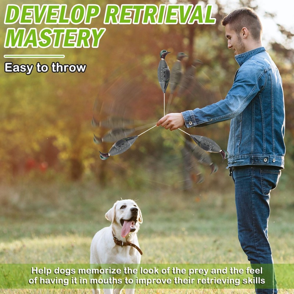 Archerest Dead Sharp-Billed Duck Dummy for Waterfowl Retriever Training