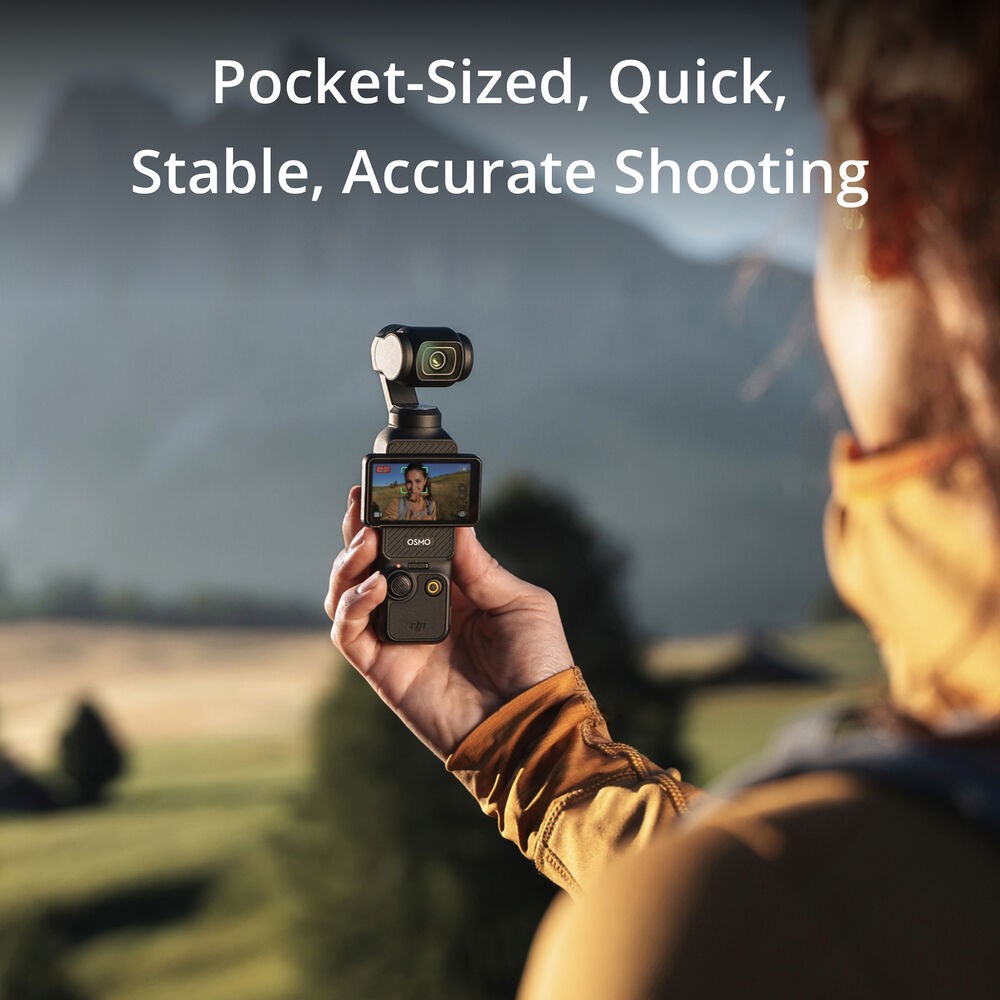 DJI Osmo Pocket 3 Gimbal Camera | 4K60, 1-Inch Sensor, Touchscreen, ActiveTrack