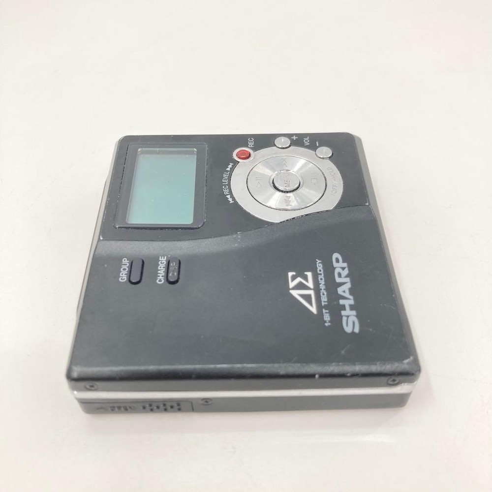 SHARP Portable MiniDisc Recorder MD-DR77 Operation confirmed