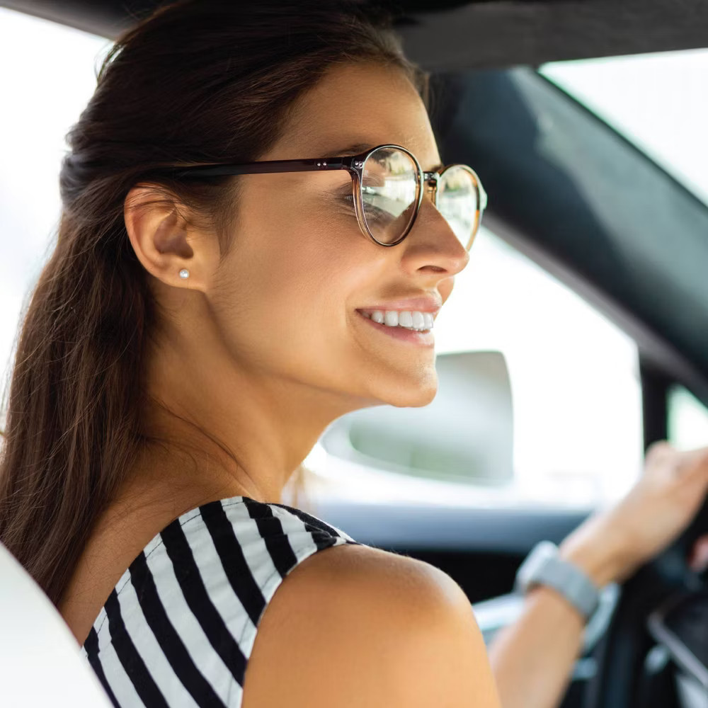 Bluetooth FM Transmitter with USB-C and USB-A Charging Port - Black