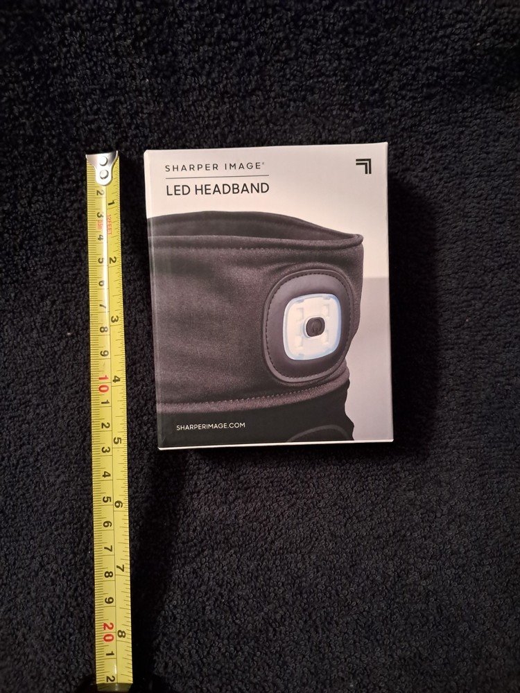 Sharper Image LED Headband New opened box