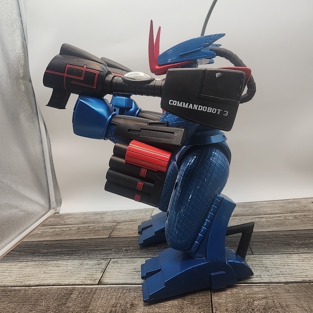 Commandobot 3 Remote Control Robot Untested, No Remote [D6]