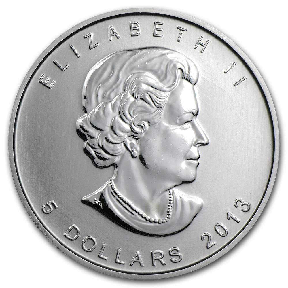 2013 Canada 1 oz Silver Maple Leaf BU