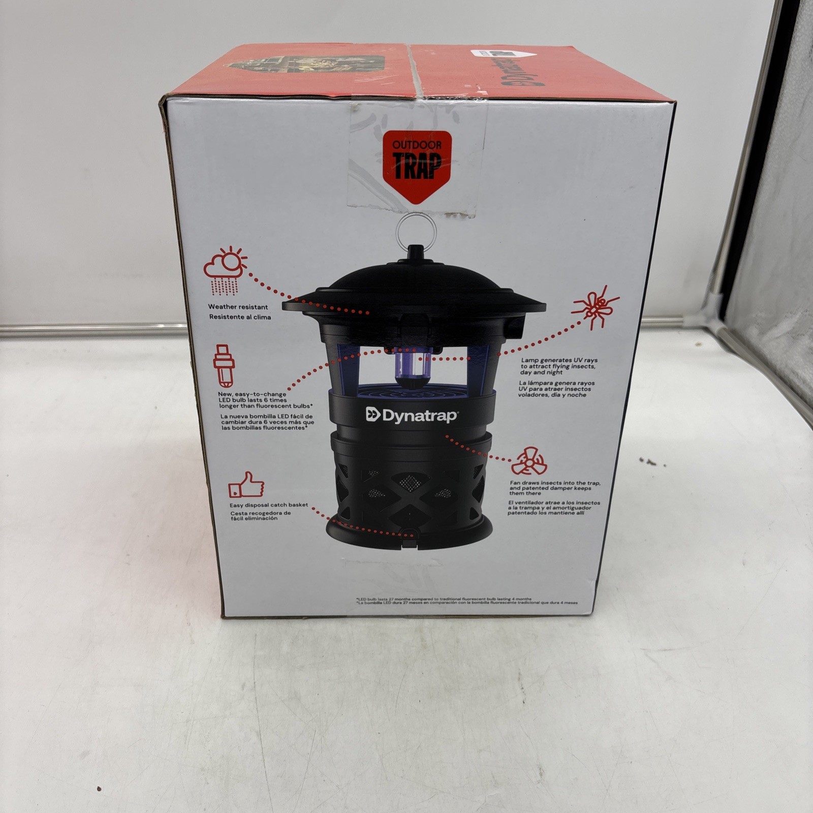 DYNATRAP® 1/2 ACRE LED MOSQUITO & INSECT TRAP - DT1130SR BLACK