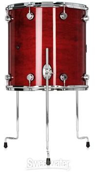 DW Performance Series Floor Tom - 16" x 16" Cherry Stain Lacquer